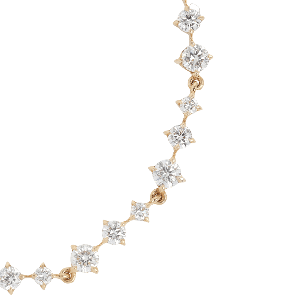 Lizzie Mandler Eclat Wave Diamond Tennis Bracelet