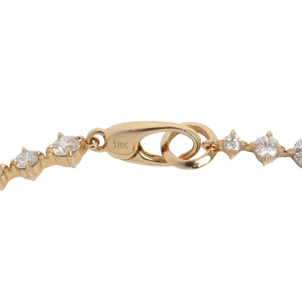 Lizzie Mandler Eclat Wave Diamond Tennis Bracelet