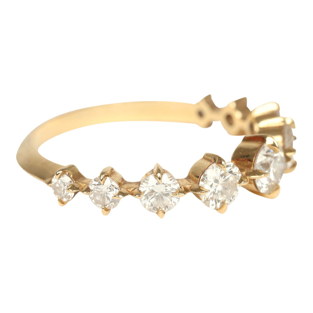 Lizzie Mandler Graduated Eclat Diamond Band