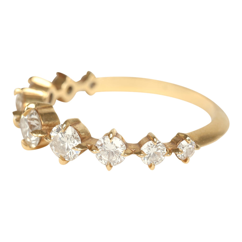 Lizzie Mandler Graduated Eclat Diamond Band