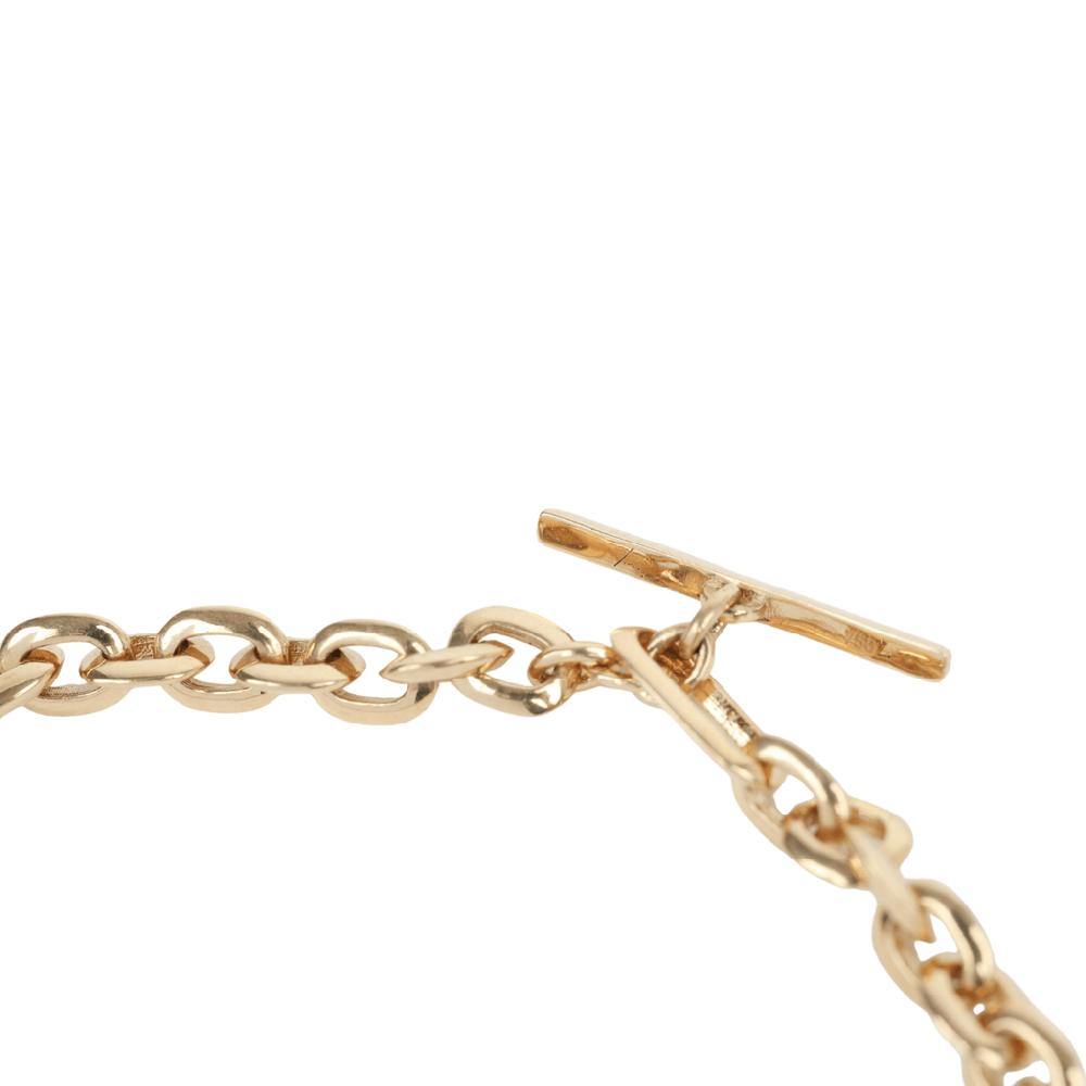 Lizzie Mandler Graduated Knife Edge Oval Link Chain Necklace