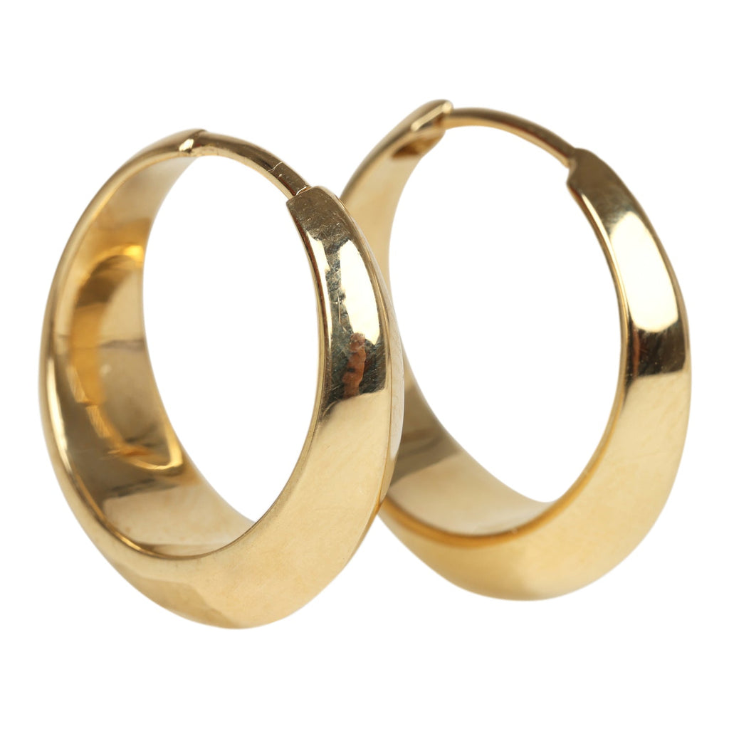 Lizzie Mandler Large Crescent Hoops