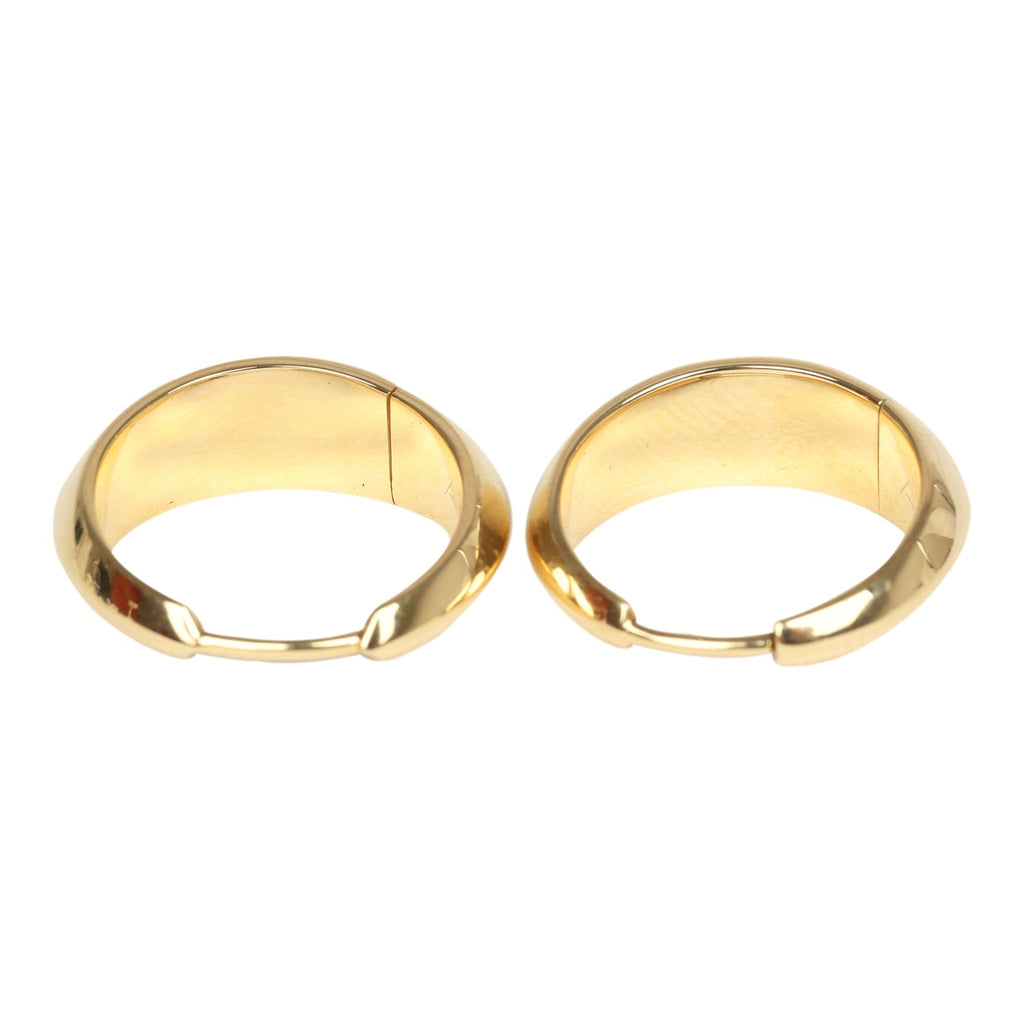 Lizzie Mandler Large Crescent Hoops