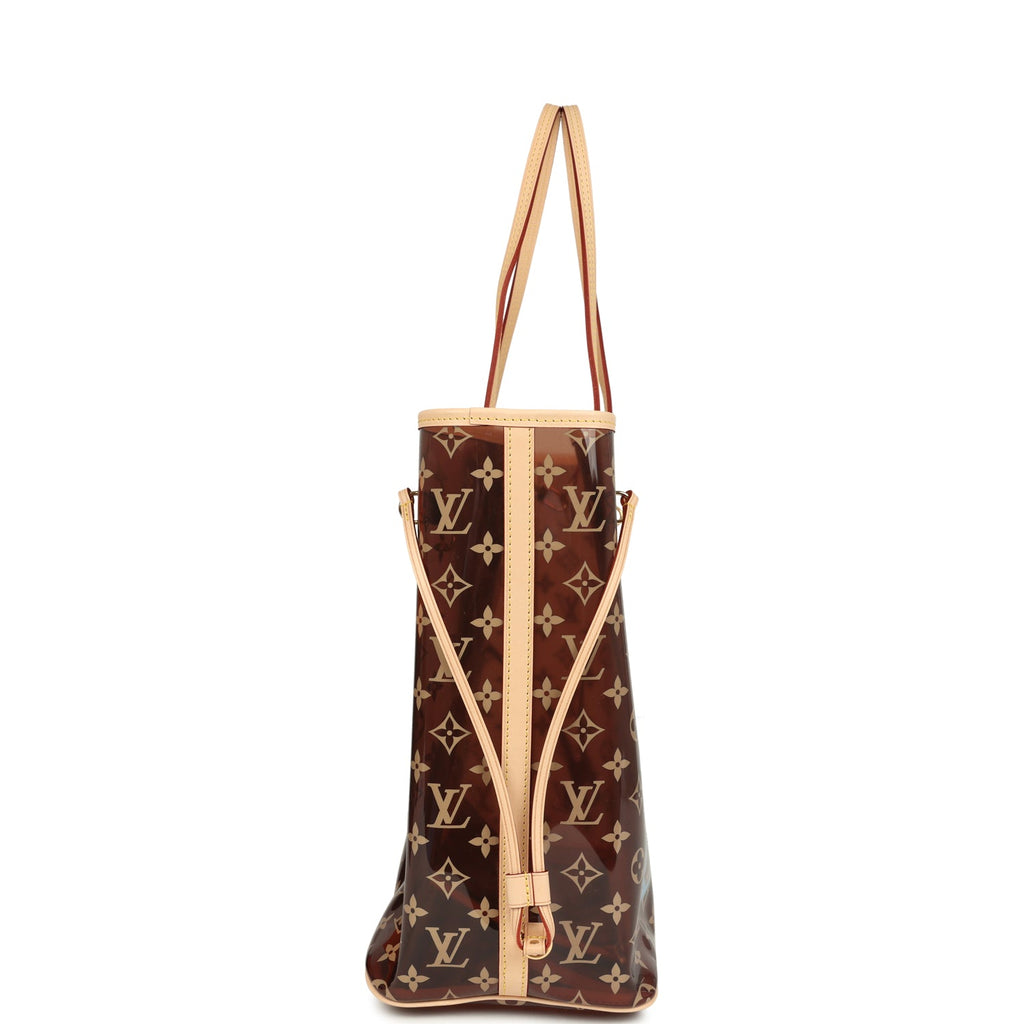 Louis Vuitton "Mykonos" Cities Neverfull GM Brown And Blue Monogram Vinyl Gold Hardware