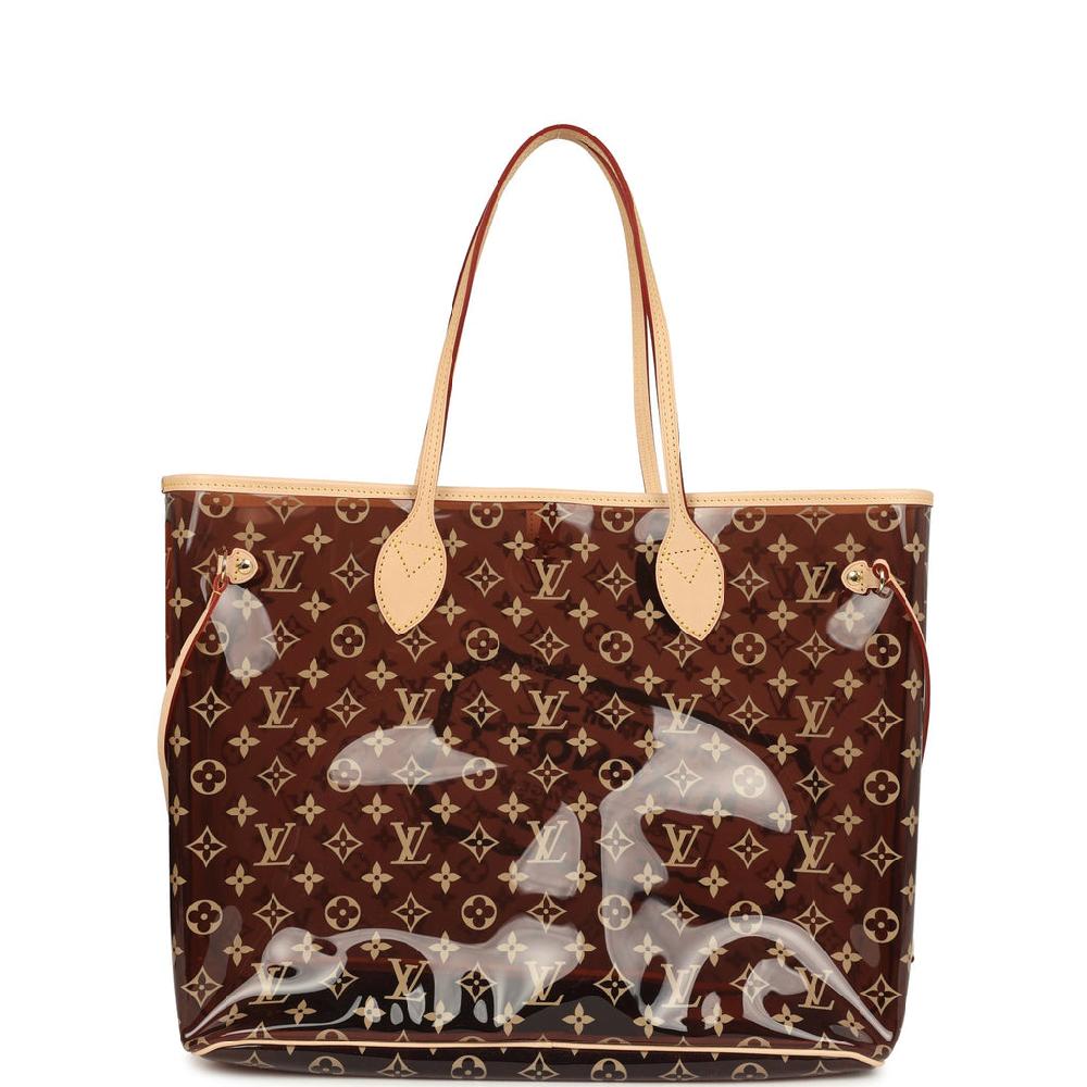 Louis Vuitton "Mykonos" Cities Neverfull GM Brown And Blue Monogram Vinyl Gold Hardware