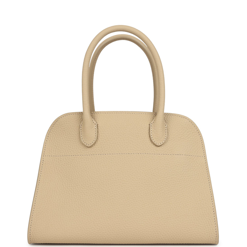 The Row Soft Margaux 10 Bag Boulder Calfskin Silver Hardware