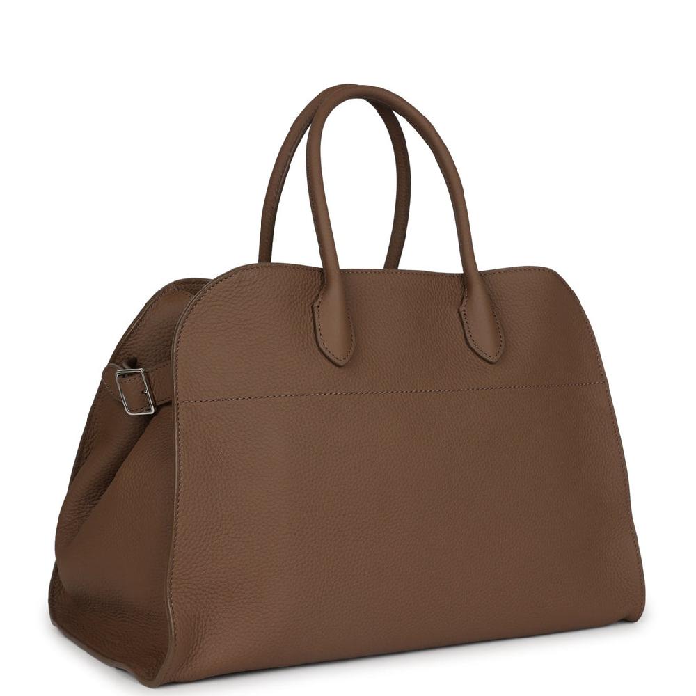 The Row Soft Margaux 15 Bag Chevre Calfskin Silver Hardware