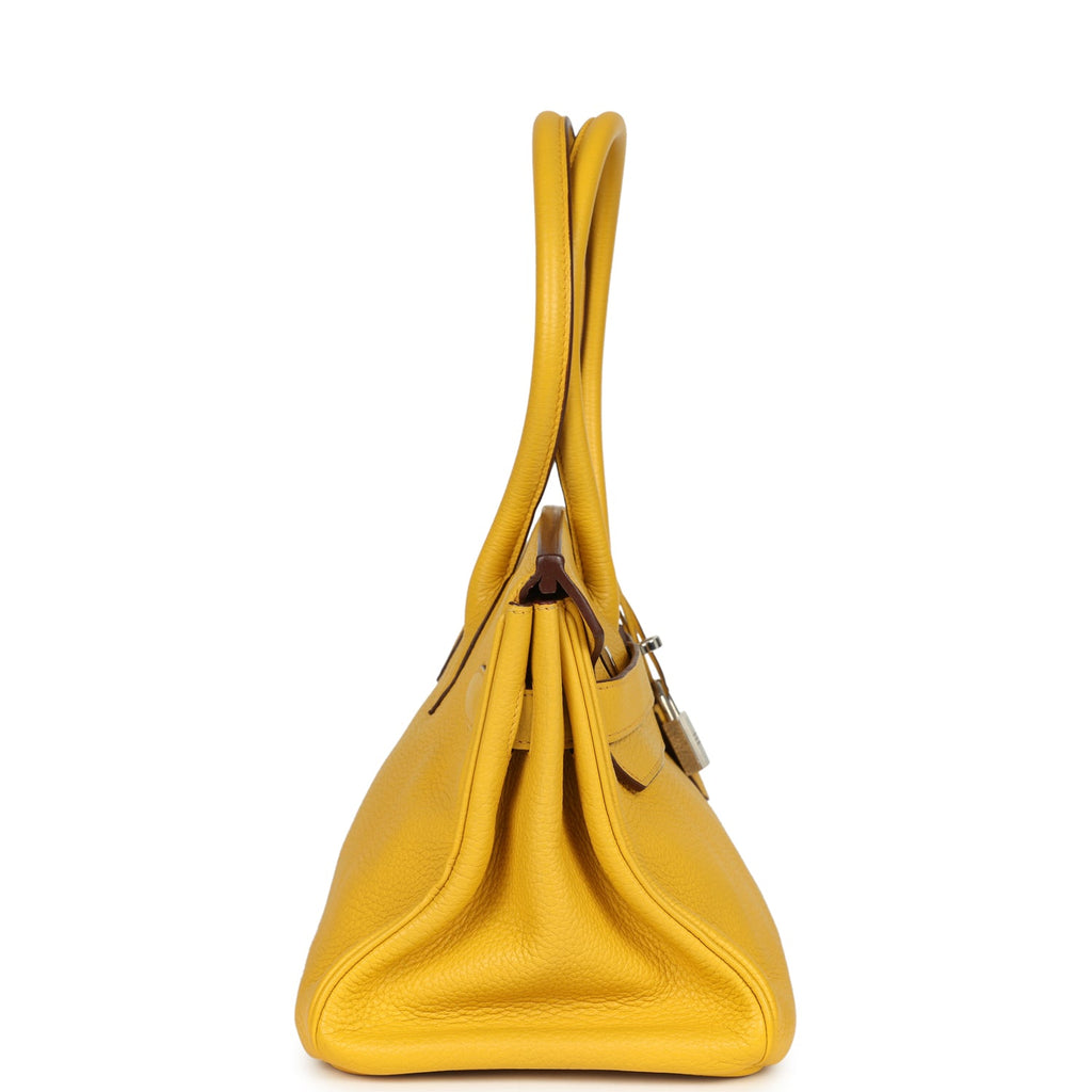 Vintage Hermes Shoulder Birkin 42 JPG Soleil Clemence Palladium Hardware