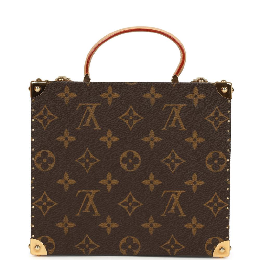 Vintage Louis Vuitton X Takashi Murakami Onion Head Jewelry Trunk Brown Multi Monogram Brass Hardware