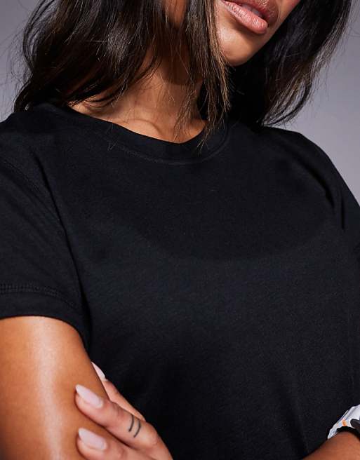 4505 Boxy Fit Quick Dry Mesh Running T-shirt In Black