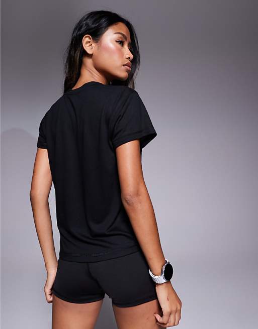 4505 Boxy Fit Quick Dry Mesh Running T-shirt In Black