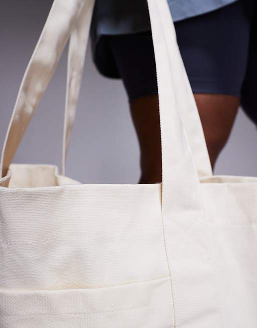 4505 Canvas Tote Bag In Parchment