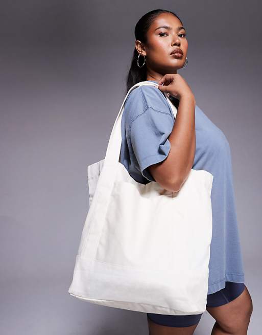 4505 canvas tote bag in parchment