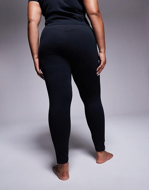4505 Curve Icon Soft Touch High Waist Yoga Legging In Black