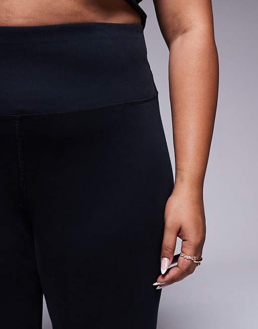 4505 Curve Icon Soft Touch High Waist Yoga Legging In Black