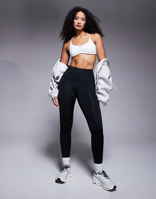 4505 Hourglass Icon active bum sculpt high waist gym legging with inner pocket in black