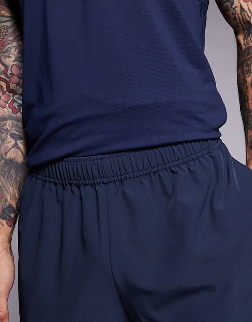 4505 Icon 3 Inch Quick Dry Running Shorts With Back Phone Pocket In Deep Navy