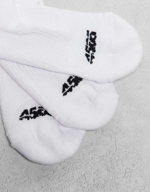 4505 Icon 3 Pack Quick Dry Trainer Sport Socks In White