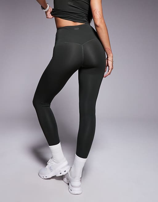 4505 Icon Active Bum Sculpt High Waist Gym Legging With Inner Pocket In Khaki