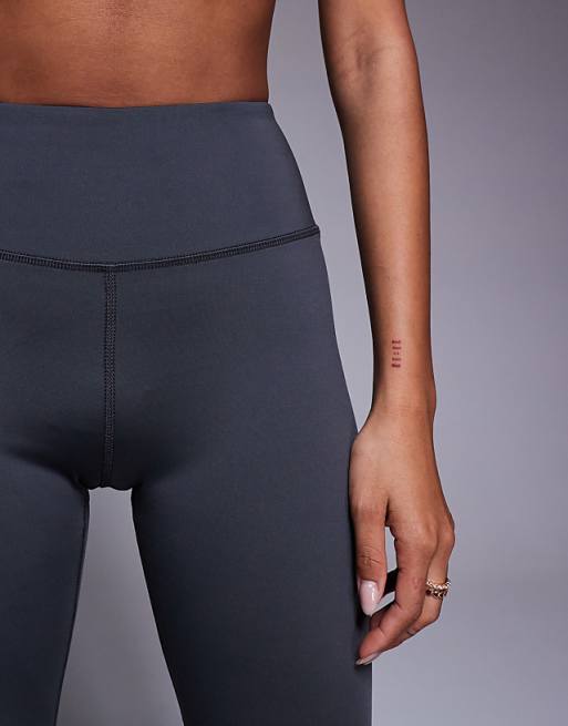 4505 Icon Active Bum Sculpt High Waist Gym Legging With Inner Pocket In Iron Grey