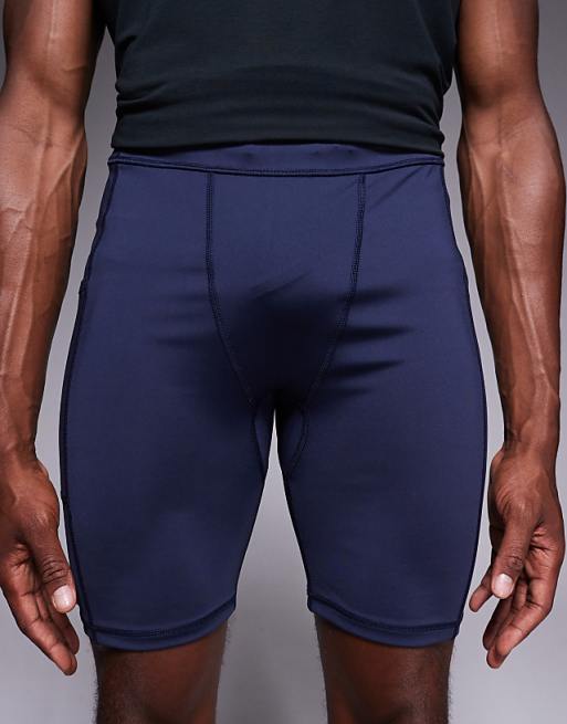4505 Icon Active Quick Dry Base Layer Training Half Tight In Deep Navy