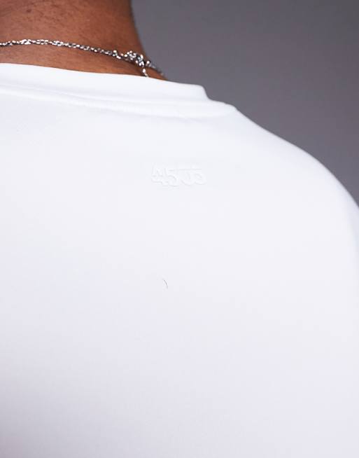 4505 Icon Active Quick Dry Muscle Fit Base Layer Training T-shirt 2 Pack In Black And White