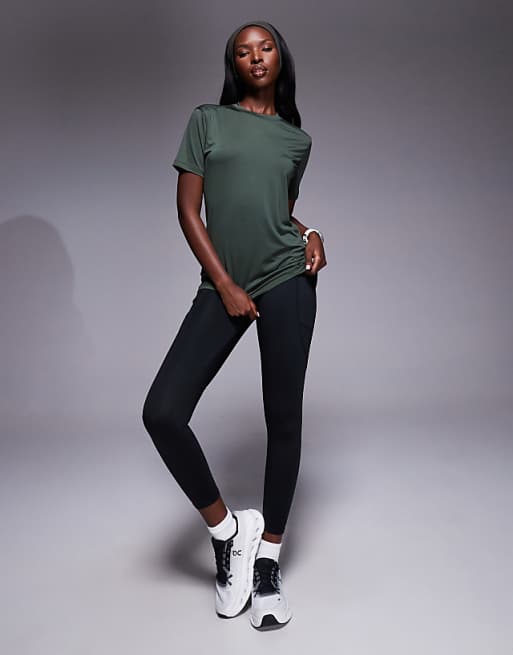 4505 Icon Active Quick Dry Performance T-shirt In Dark Green