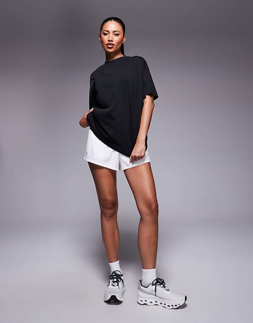 4505 Icon Heavyweight Cotton Oversized T-shirt With Quick Dry Finish In Washed Black