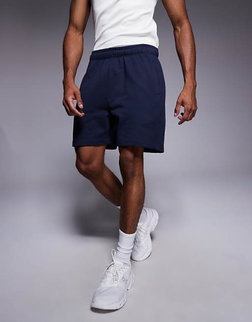 4505 Icon Heavyweight Cotton Sweat Shorts With Quick Dry Finish In Navy