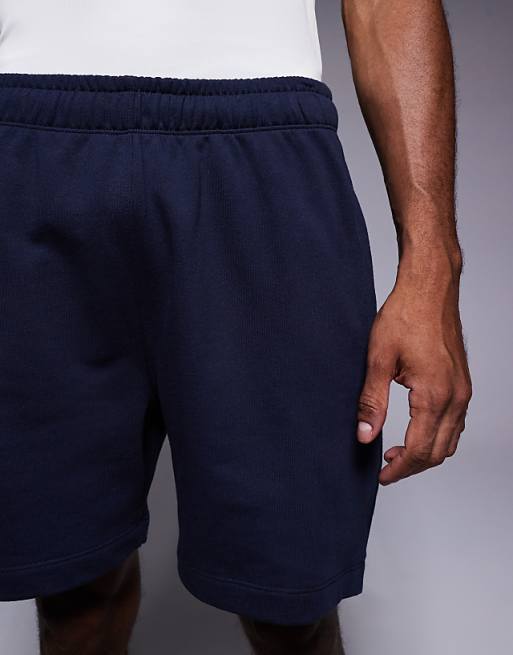 4505 Icon Heavyweight Cotton Sweat Shorts With Quick Dry Finish In Navy