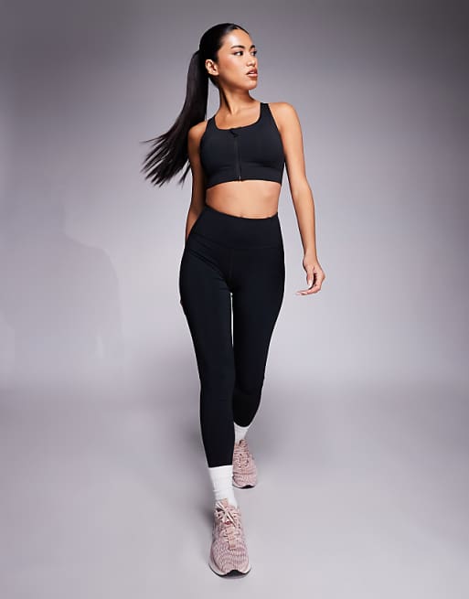 4505 Icon High Support Active Sports Bra With Removable Padding In Black