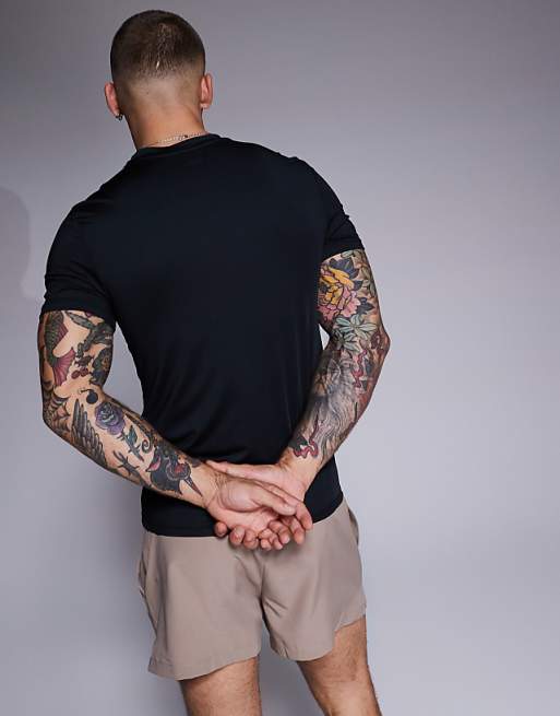 4505 Icon Muscle Fit Training T-shirt With Quick Dry In Black