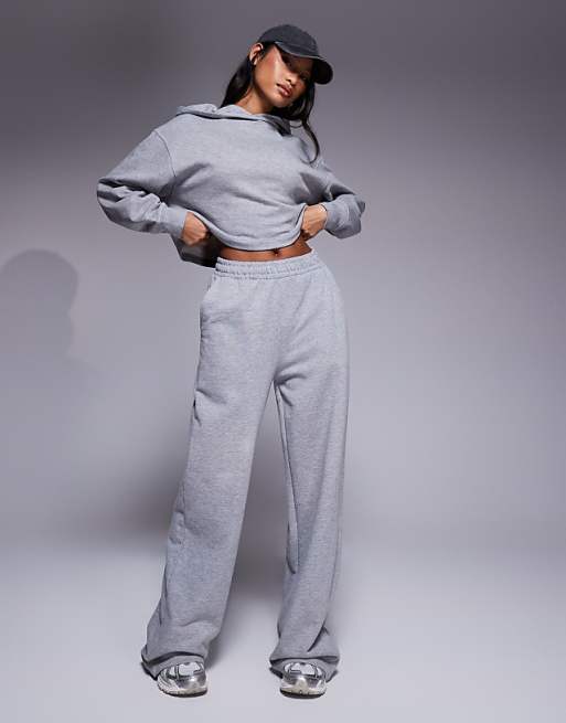 4505 Icon quick dry heavyweight training tracksuit in grey marl