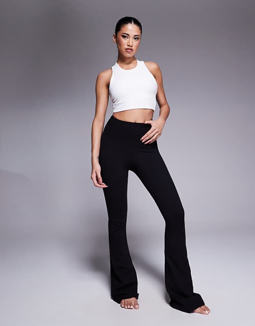 4505 Icon Soft Touch High Waist Slim Kick Yoga Legging In Black