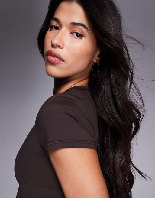 4505 Icon Soft Touch Performance Baby T-shirt In Chocolate