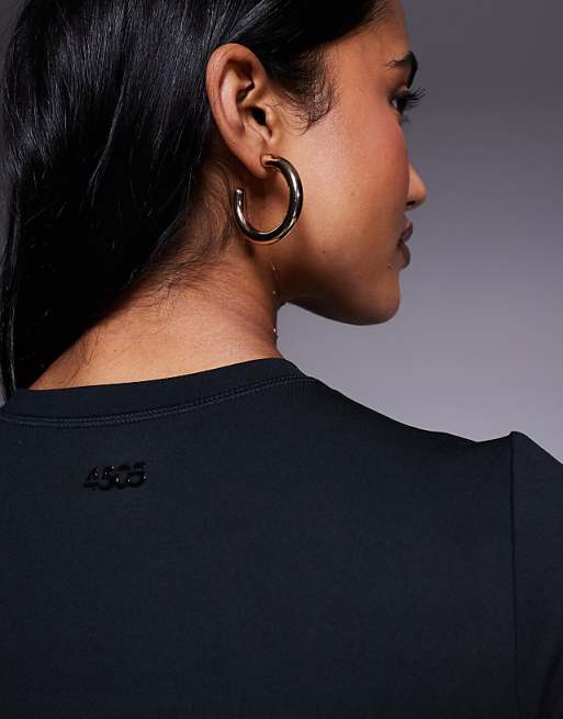 4505 Icon Soft Touch Studio Baby T-shirt In Black