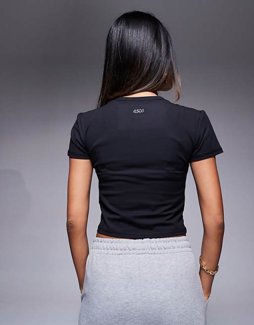 4505 Icon Soft Touch Studio Baby T-shirt In Black
