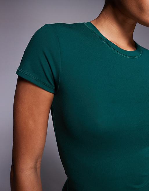 4505 Icon Soft Touch Studio Baby T-shirt In Charcoal Green