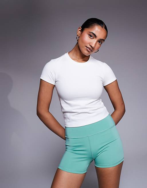 4505 Icon soft touch studio baby t-shirt in white