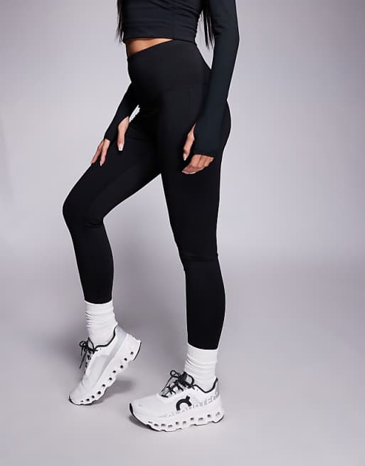 4505 Icon Thermal High Waist Running Leggings In Black