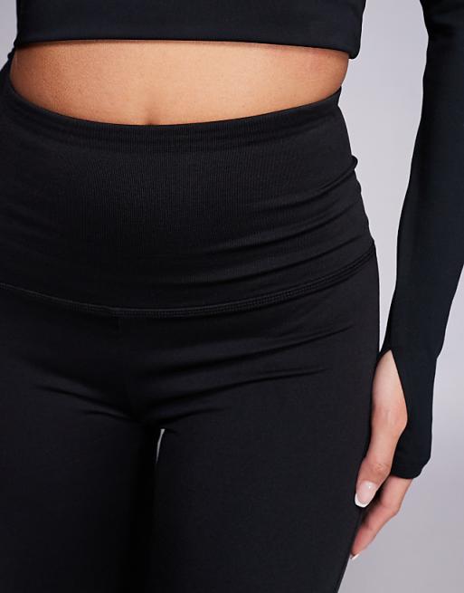 4505 Icon Thermal High Waist Running Leggings In Black