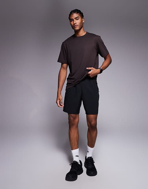 4505 Icon Training T-shirt With Quick Dry 2 Pack In Coffee And Graphite