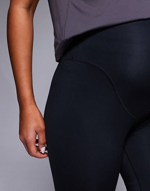4505 Maternity Icon Active Bum Sculpt High Waist Gym Legging With Inner Pocket In Black