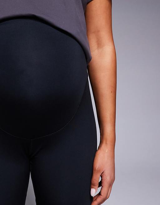 4505 Maternity Icon Active Bum Sculpt High Waist Gym Legging With Inner Pocket In Black