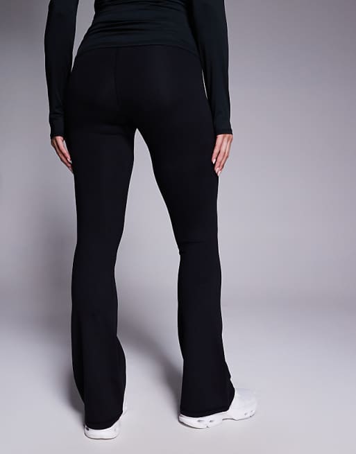 4505 Maternity Icon Soft Touch High Waist Slim Kick Yoga Legging In Black