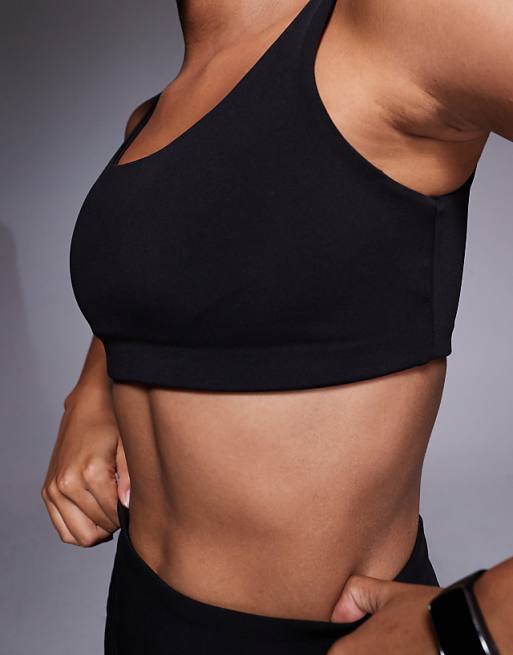 4505 Medium Support Running Bra With Removable Padding In Black