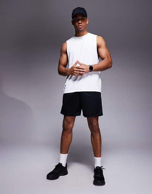 4505 mesh training shorts in black