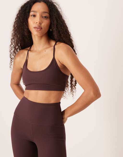 4505 Micro Rib Yoga Co-ord In Fig
