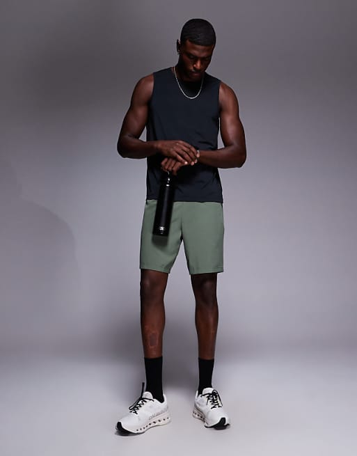 4505 Nylon Performance Mesh Quick Dry Running Vest In Black