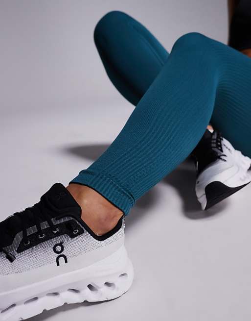 4505 Petite Seamless Sculpting High Waist Gym Leggings In Seafoam